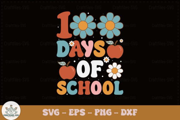 Review: 100 Days of School Retro SVG for Embroidery