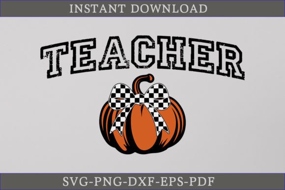 Review: Teacher Pumpkin SVG Coquette Bow