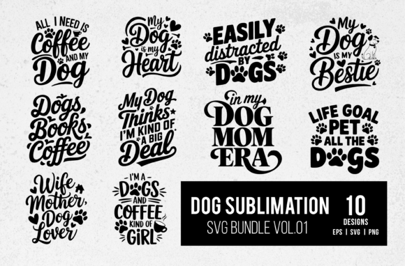 Reviewing Dog Sublimation Svg Bundle Vol.02