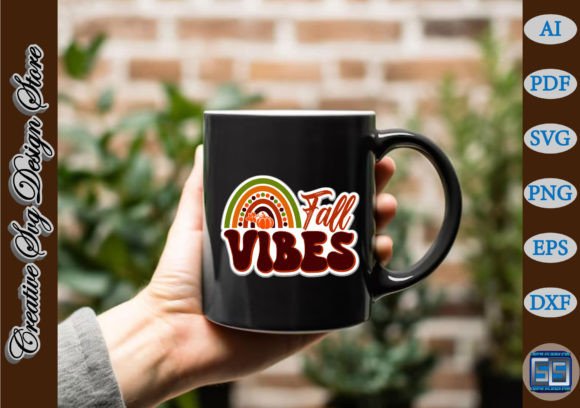 Reviewing Fall Vibes Sticker Design for Embroidery