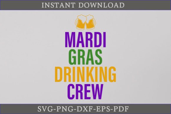 Reviewing the Mardi Gras Drinking Crew SVG