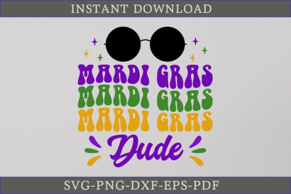 Reviewing the Mardi Gras Dude Retro Shirt SVG